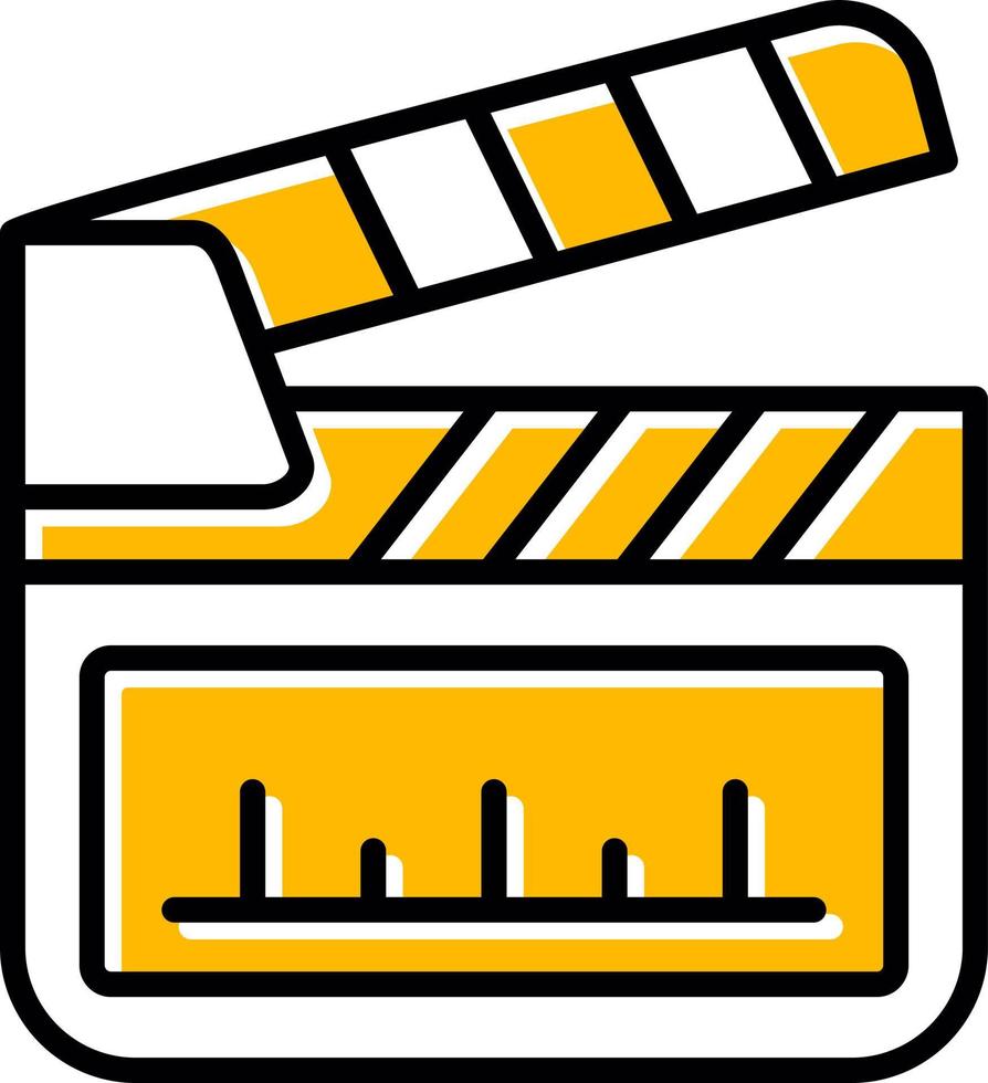 Clapperboard Creative Icon Design vector