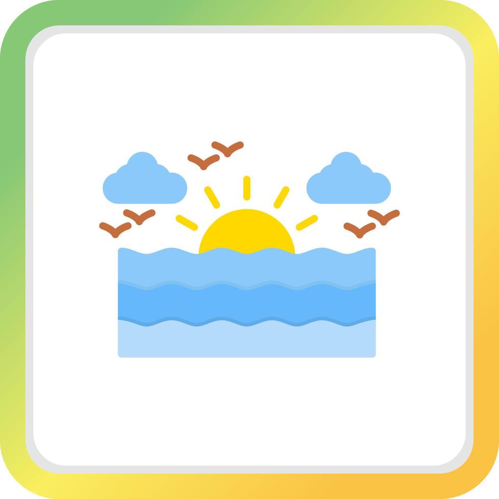 Sea Creative Icon Design vector