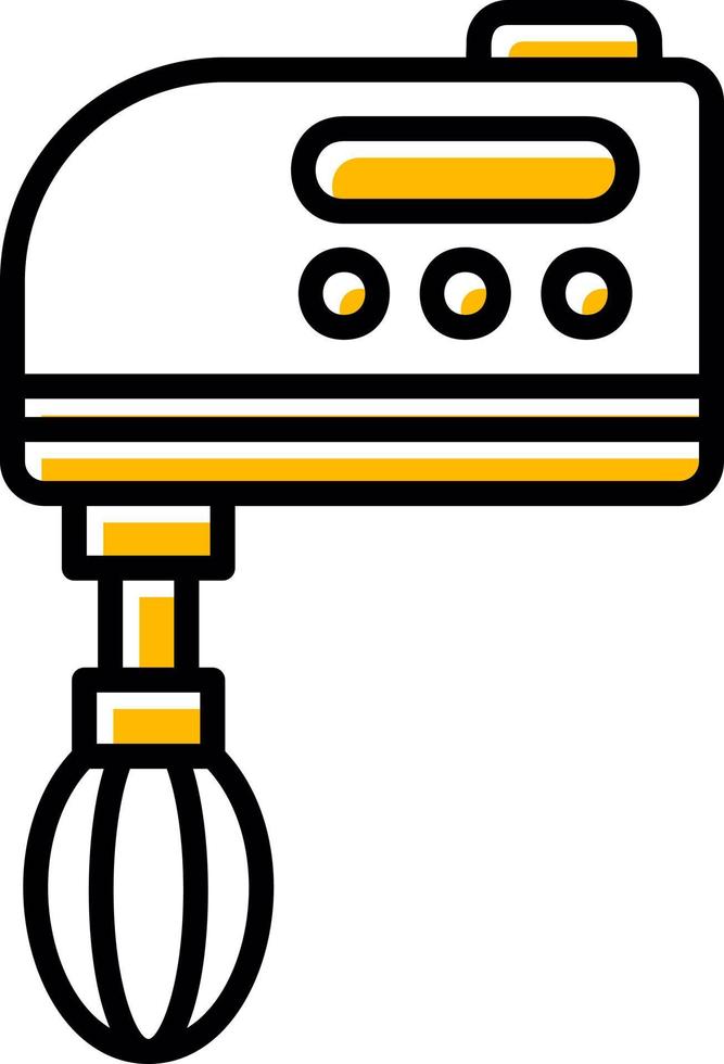 Hand Mixer Creative Icon Design vector