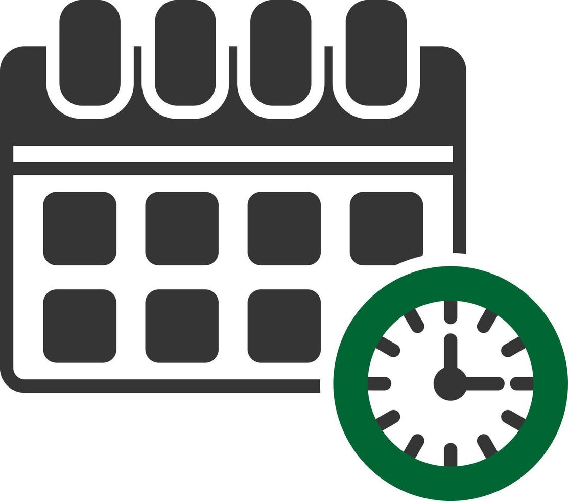 diseño de icono creativo de fecha límite vector