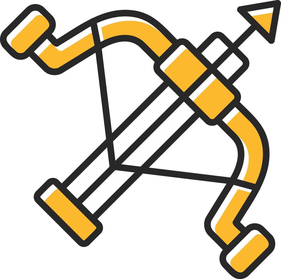 Crossbow Creative Icon Design vector