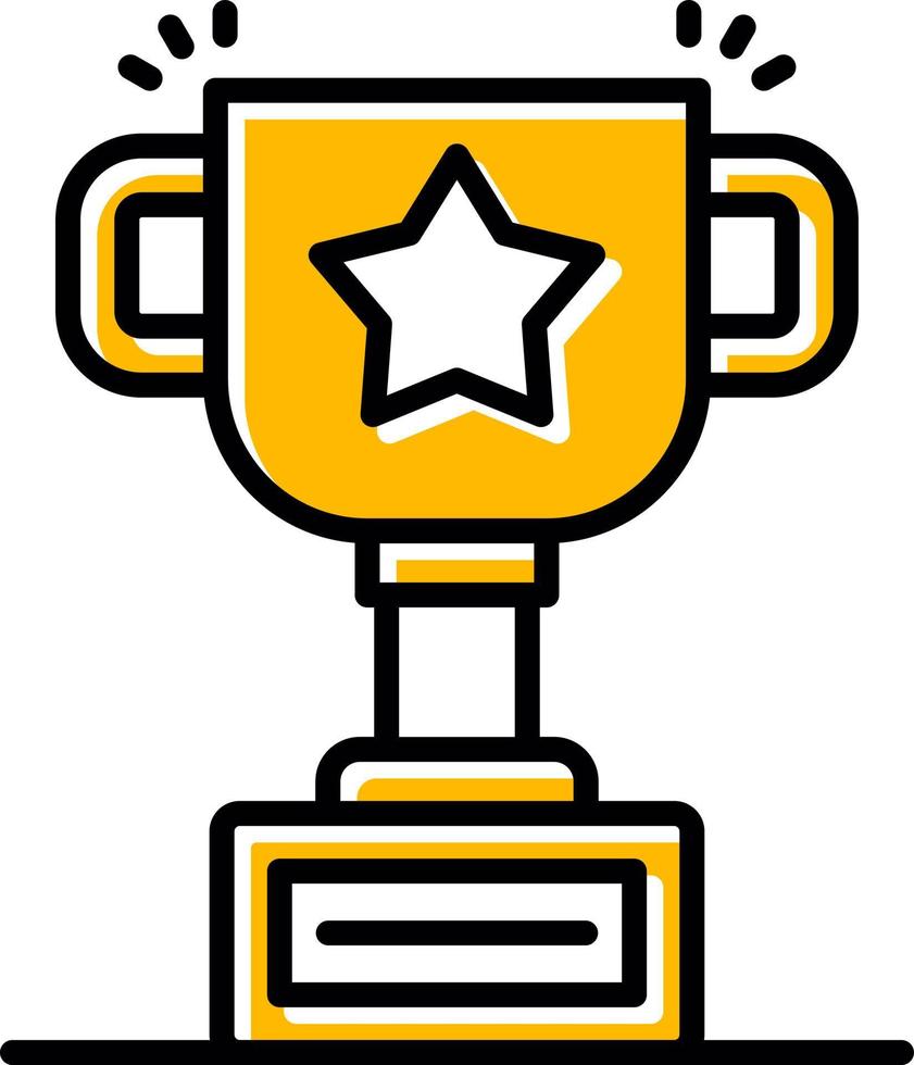Trophy Creative Icon Design vector