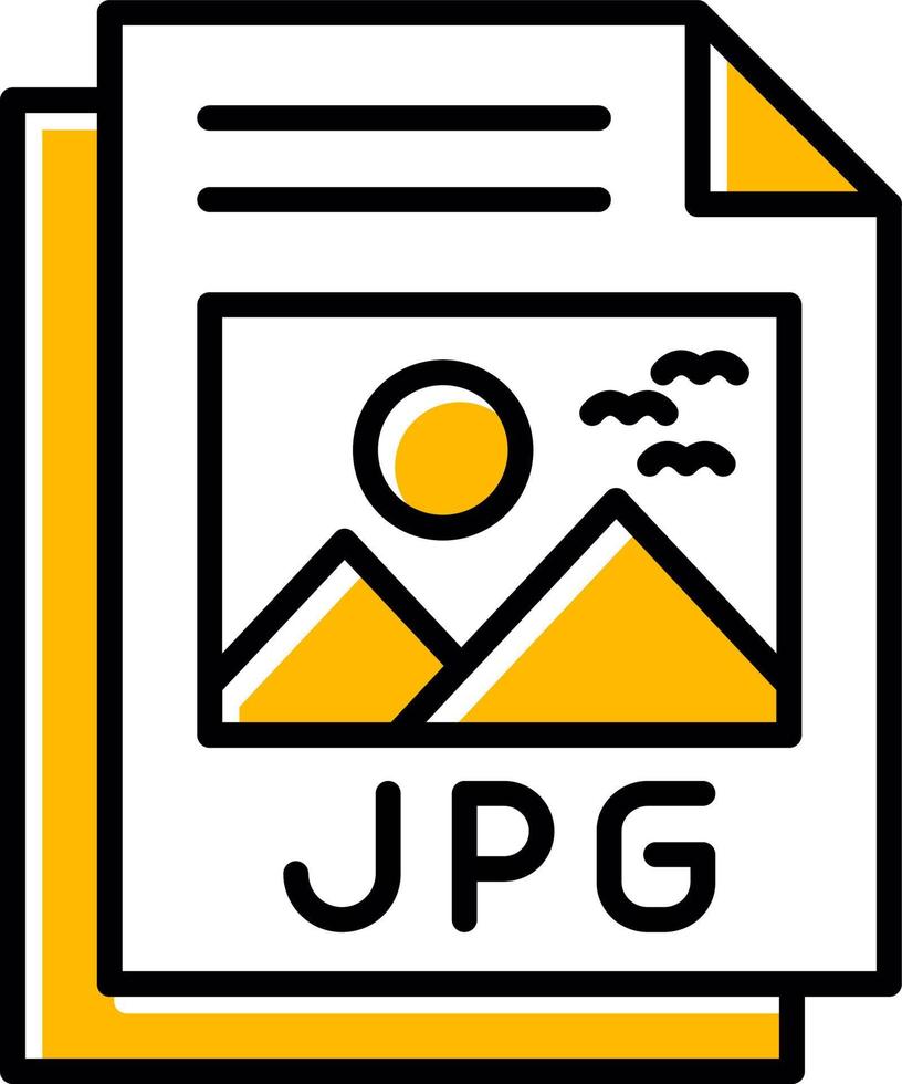 Jpg File Creative Icon Design vector