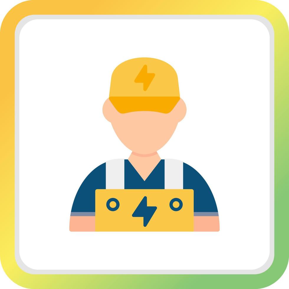 Electrician Creative Icon Design vector