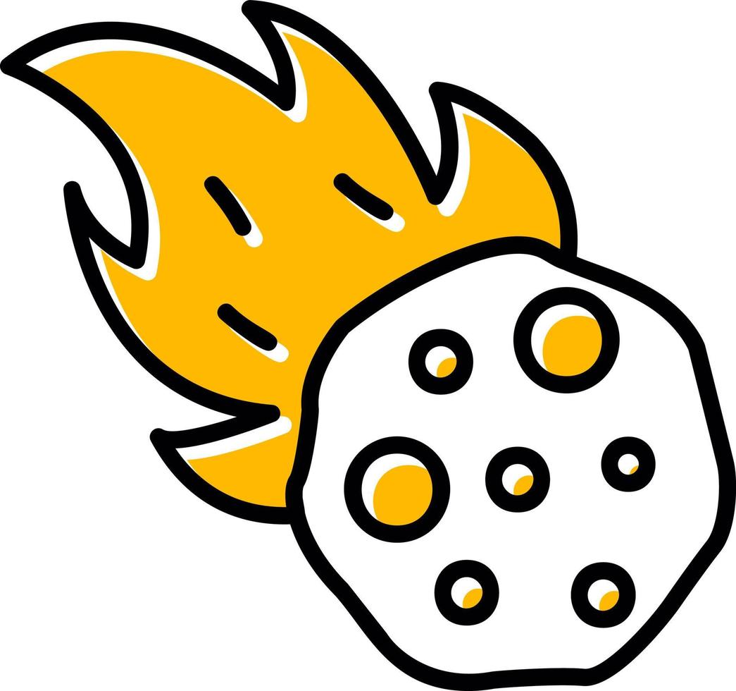 Meteor Creative Icon Design vector