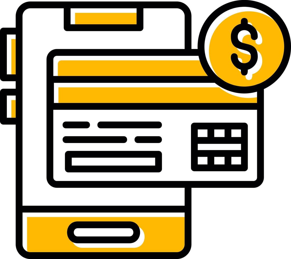 Online Payment Creative Icon Design vector