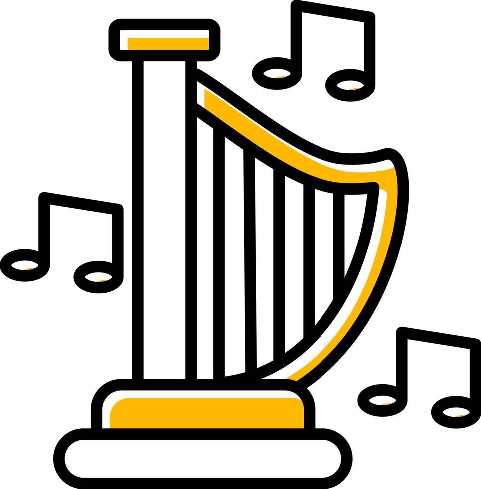 Harp Creative Icon Design vector