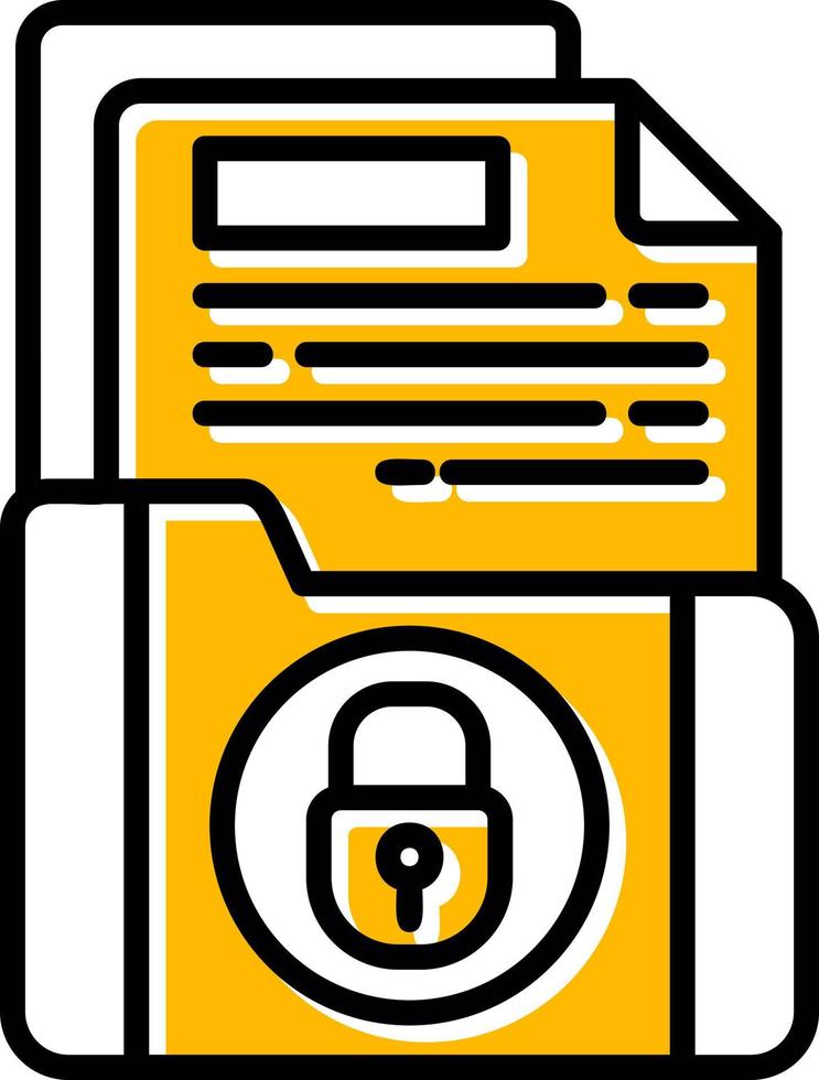 Confidential Creative Icon Design vector
