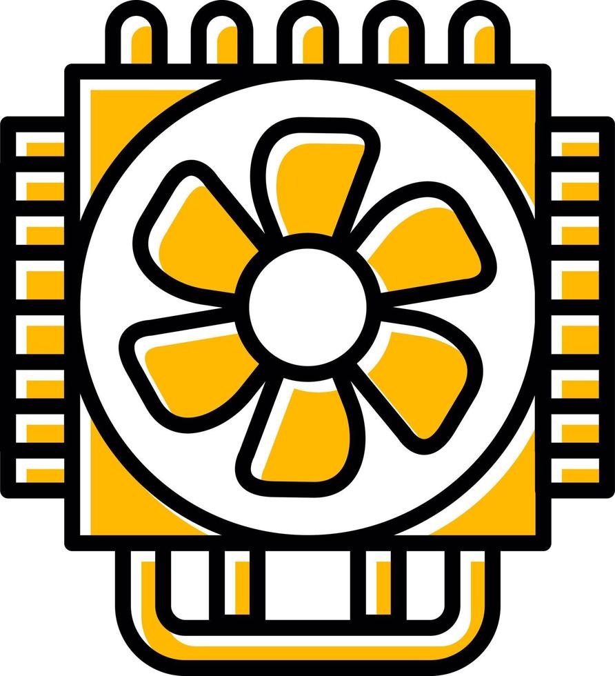 Heatsink Creative Icon Design vector