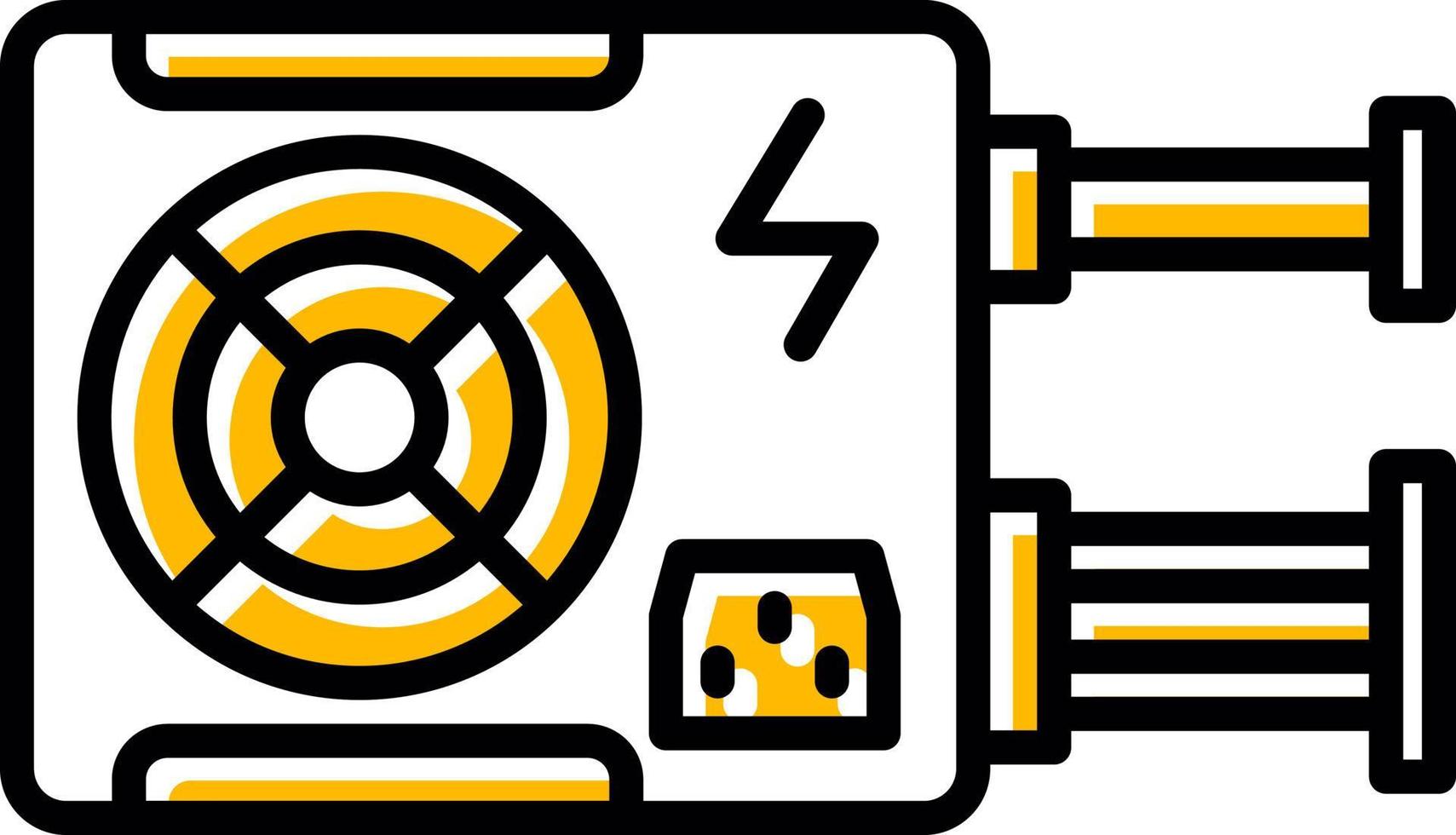 Power Supply Creative Icon Design vector