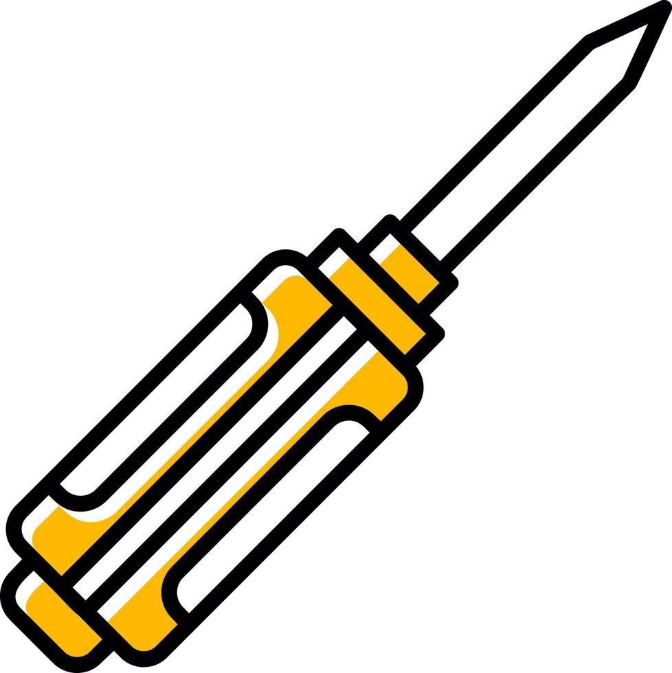 Screwdriver Creative Icon Design vector