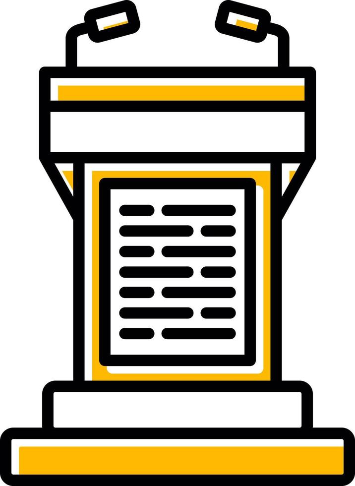 Tribune Creative Icon Design vector