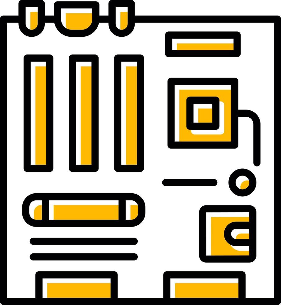 Motherboard Creative Icon Design vector