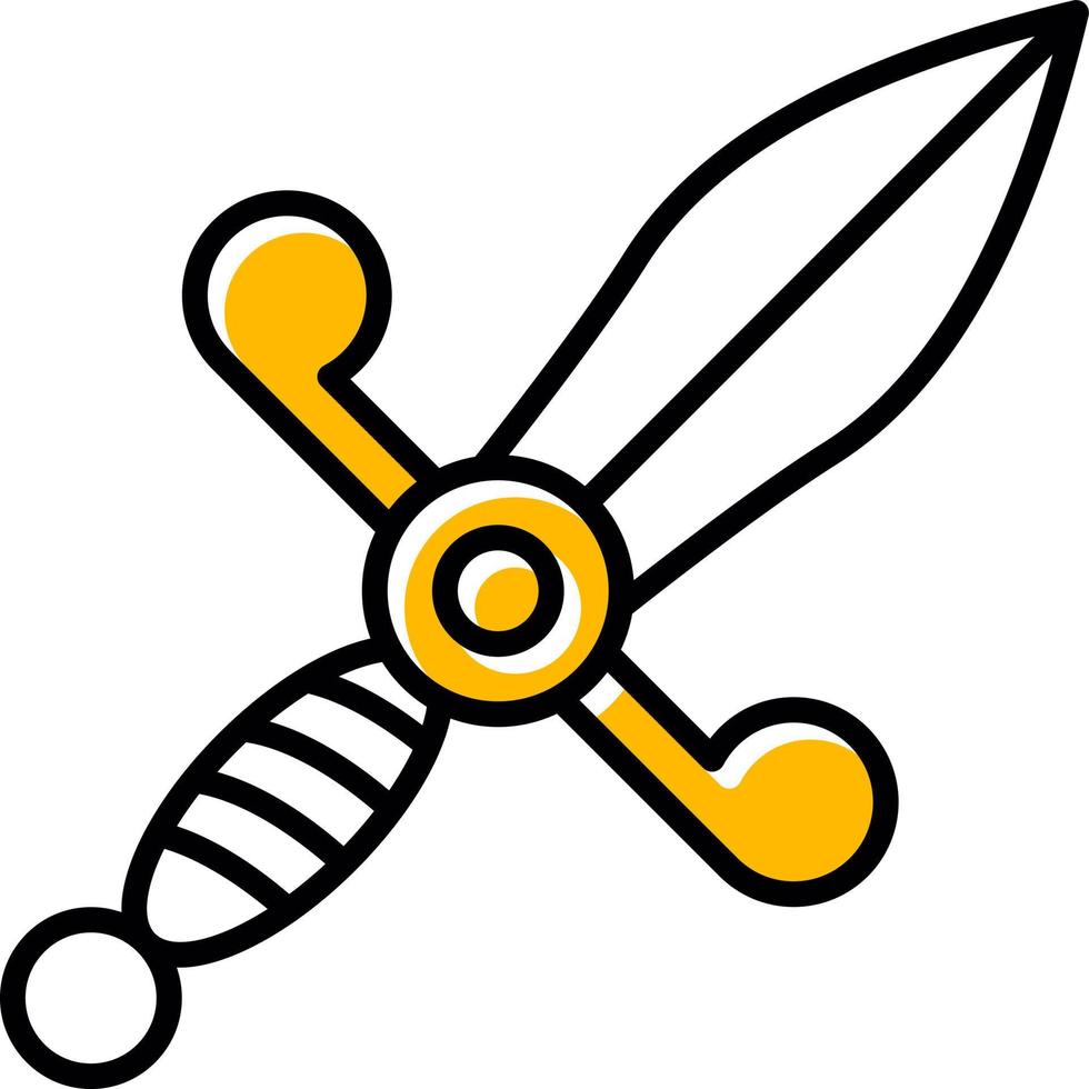 Dagger Creative Icon Design vector