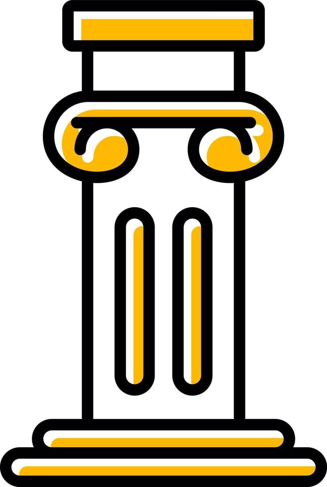 Pillar Creative Icon Design vector