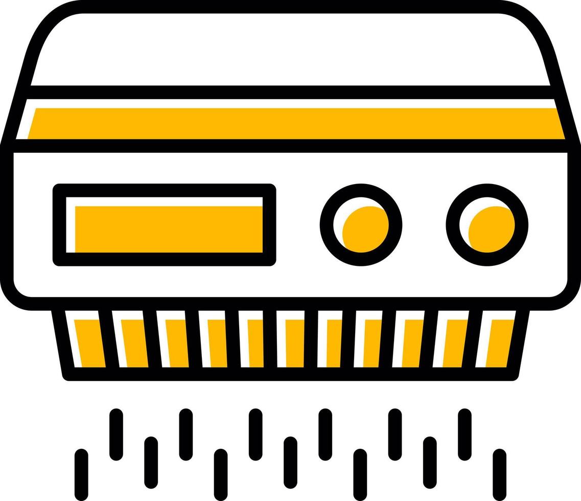 Hand Dryer Creative Icon Design vector