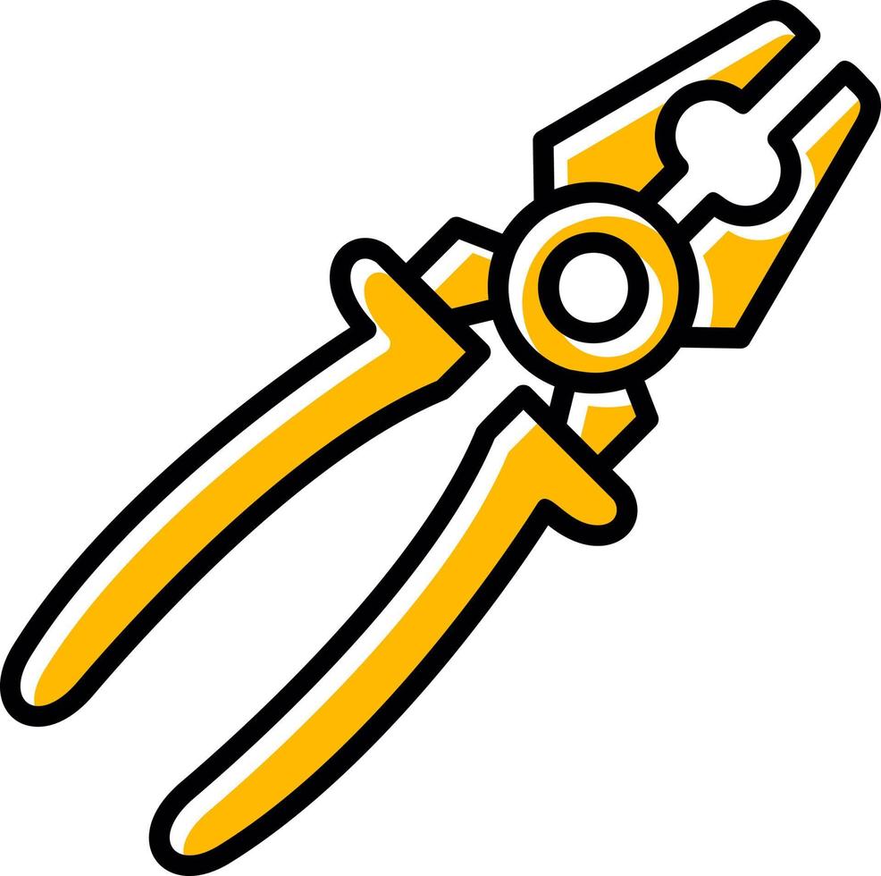 Pliers Creative Icon Design vector