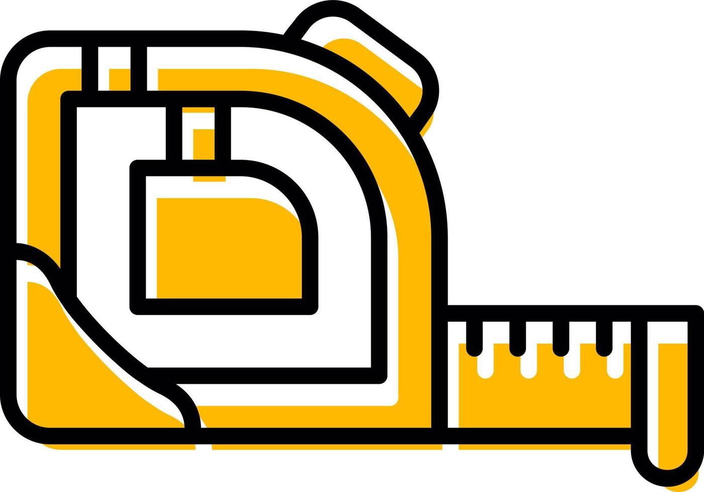 Measuring Tape Creative Icon Design vector