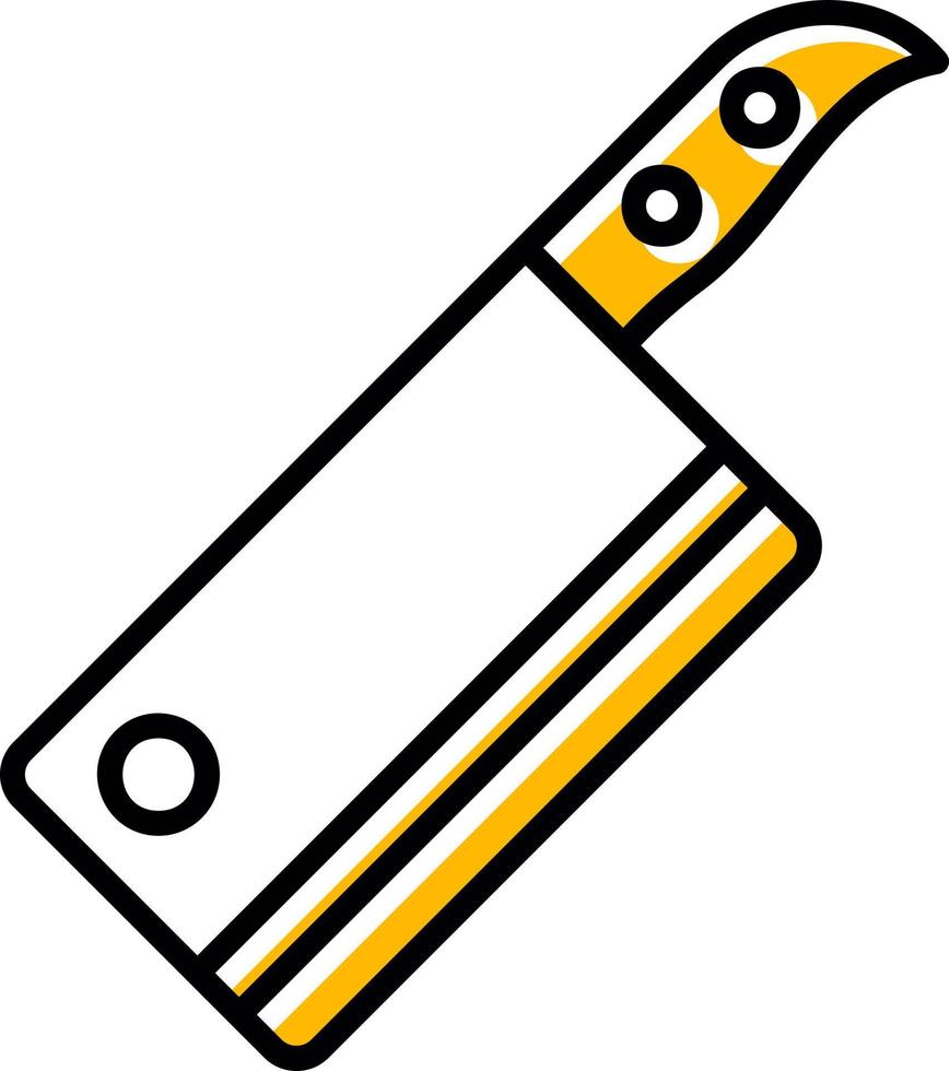 diseño de icono creativo de cuchillo vector