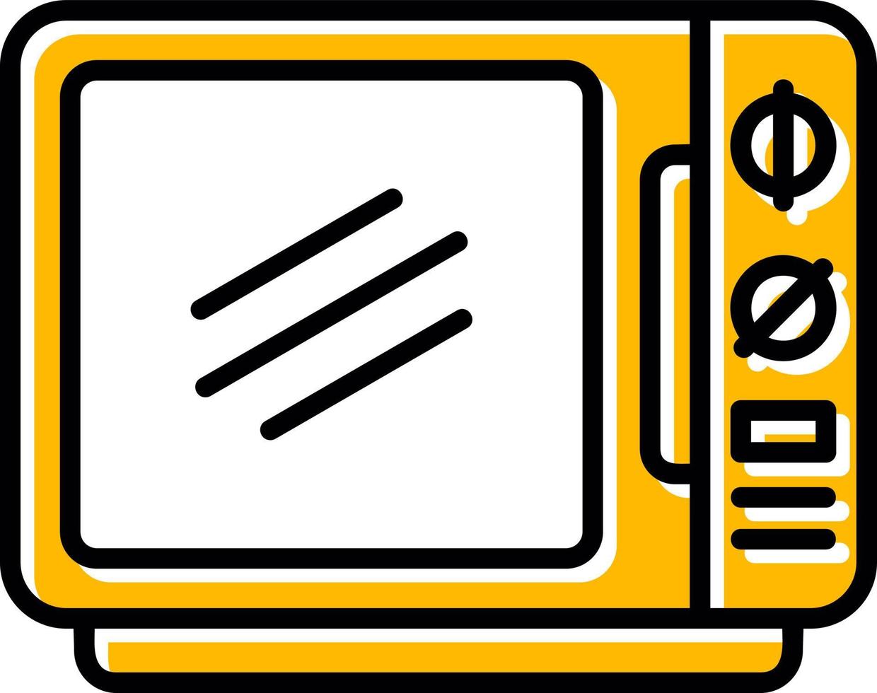 Microwave Creative Icon Design vector