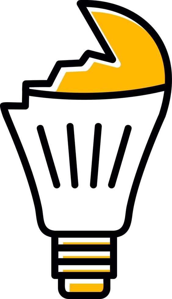 Light Bulb Creative Icon Design vector