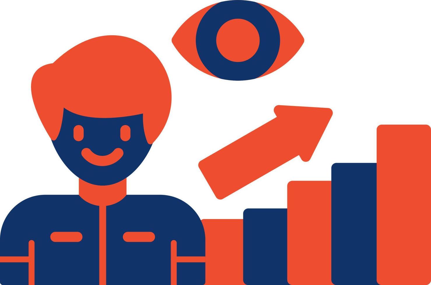 Vision Creative Icon Design vector