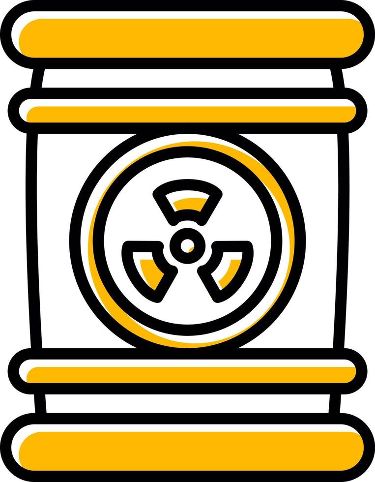 diseño de icono creativo nuclear vector