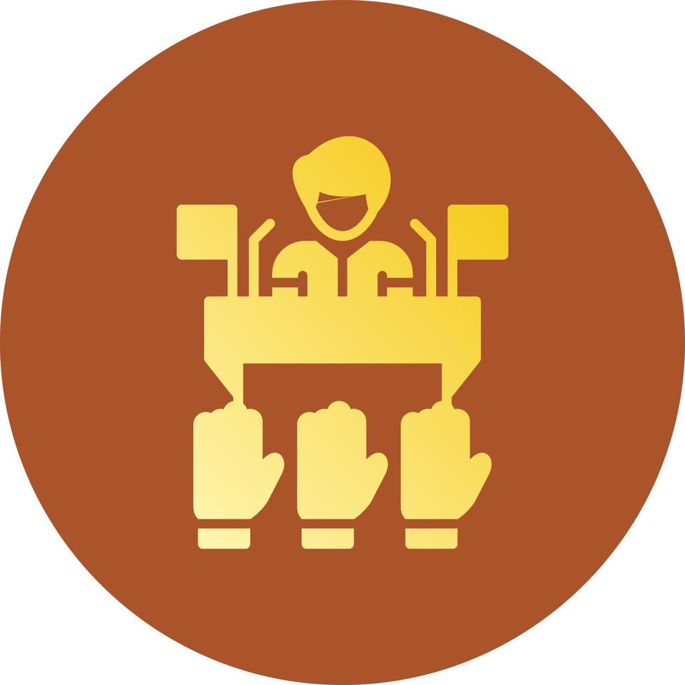 Democracy Creative Icon Design vector