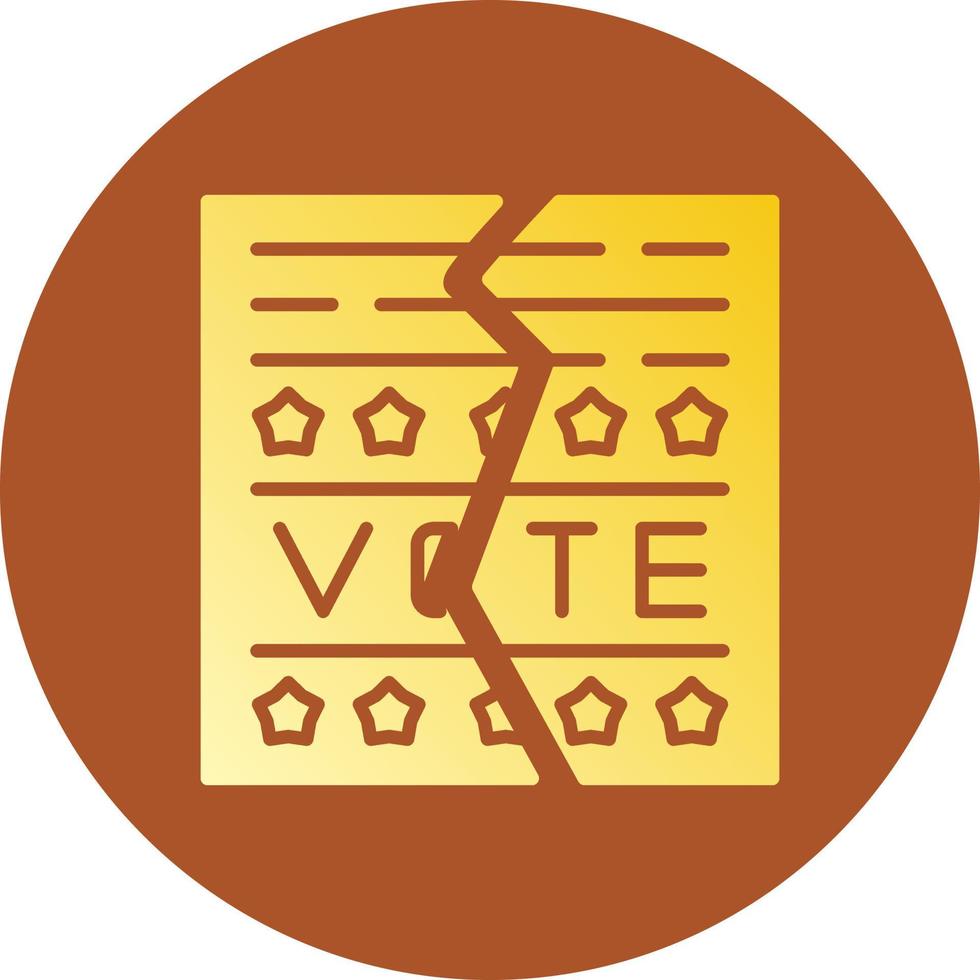 Ballot Creative Icon Design vector