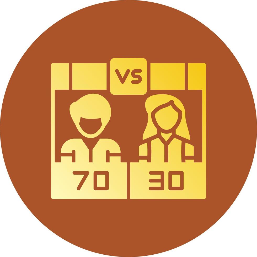 Poll Creative Icon Design vector