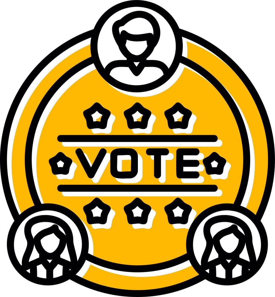 Elections Creative Icon Design vector