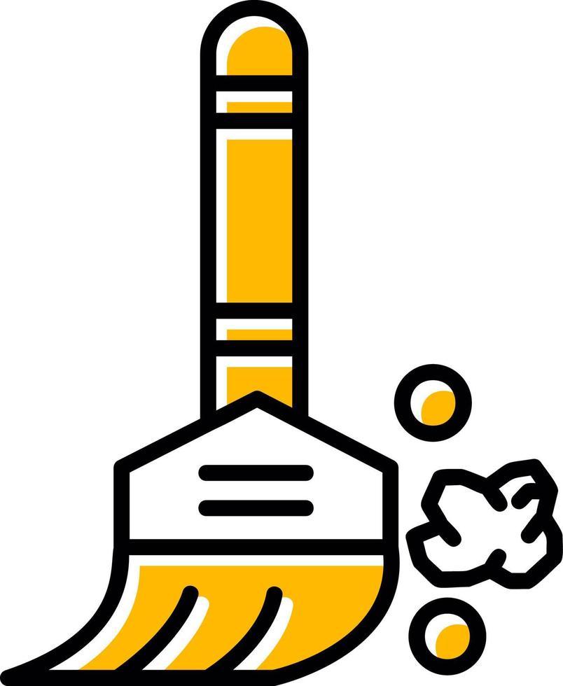 Broom Creative Icon Design vector