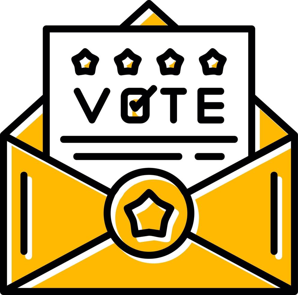 votar diseño de icono creativo vector