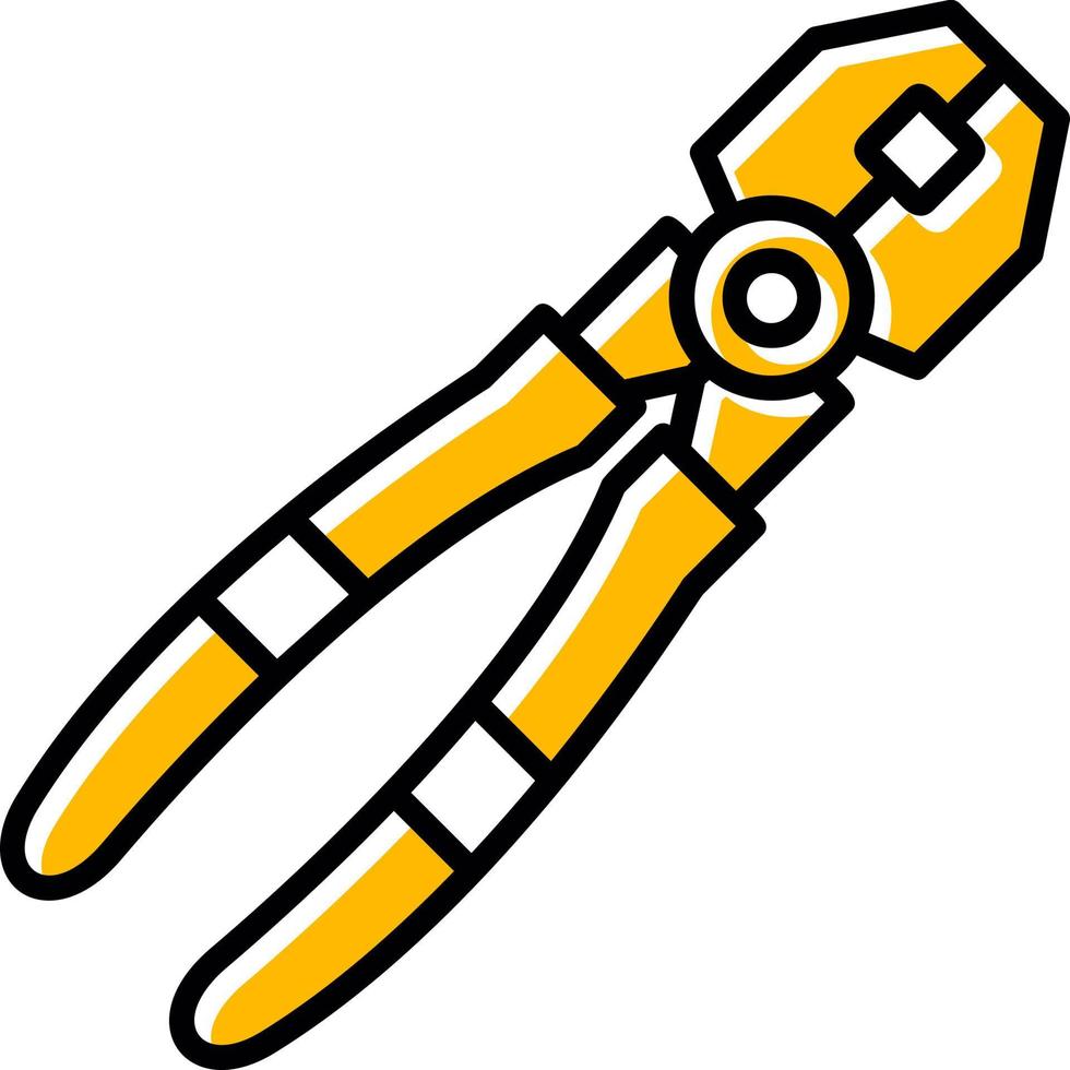 Joint Pliers Creative Icon Design vector