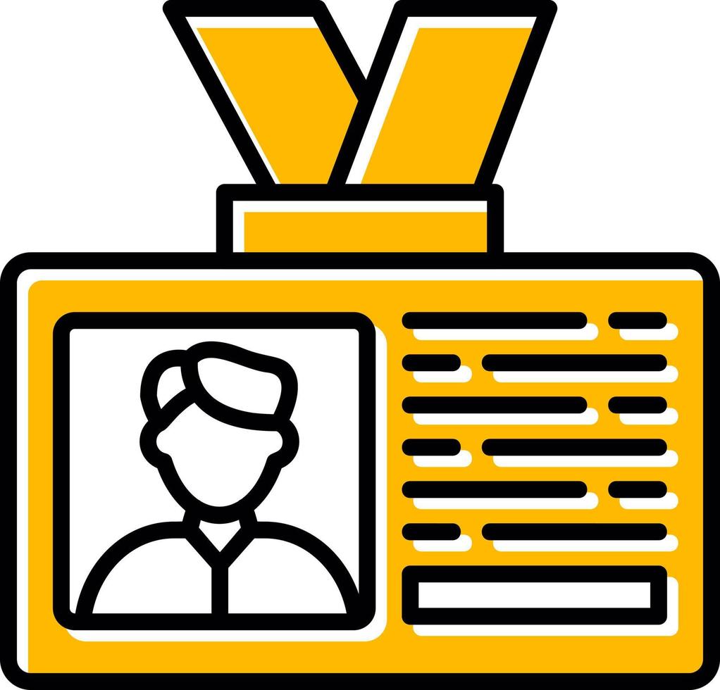 Id Card Creative Icon Design vector