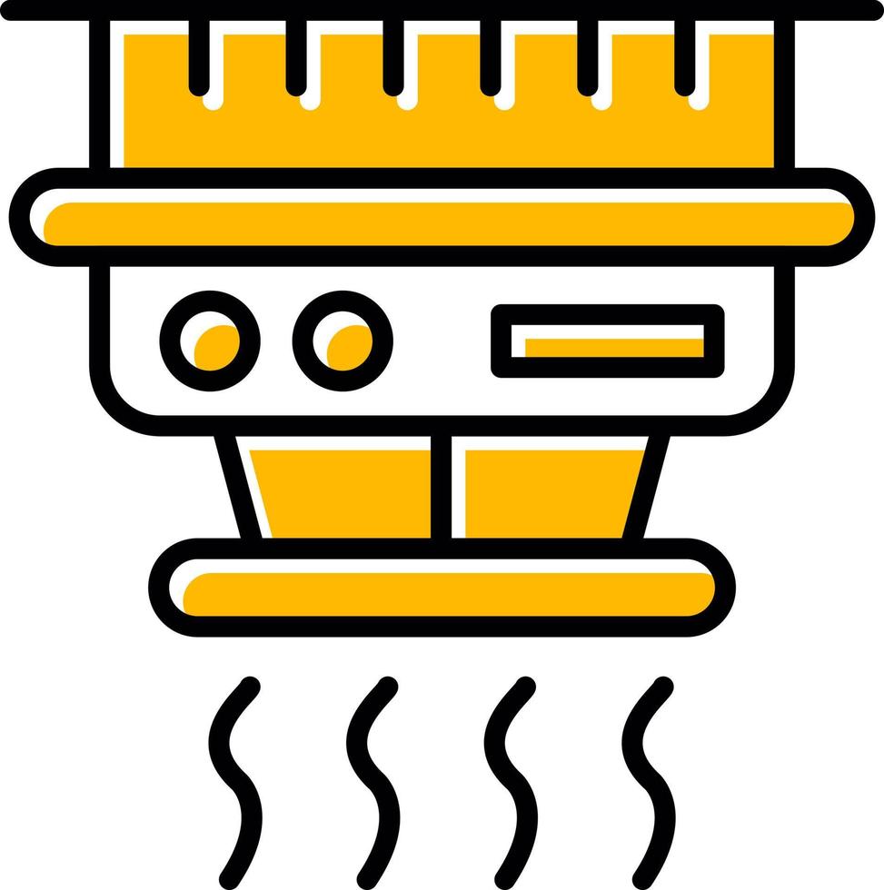 diseño de icono creativo de detector de humo vector