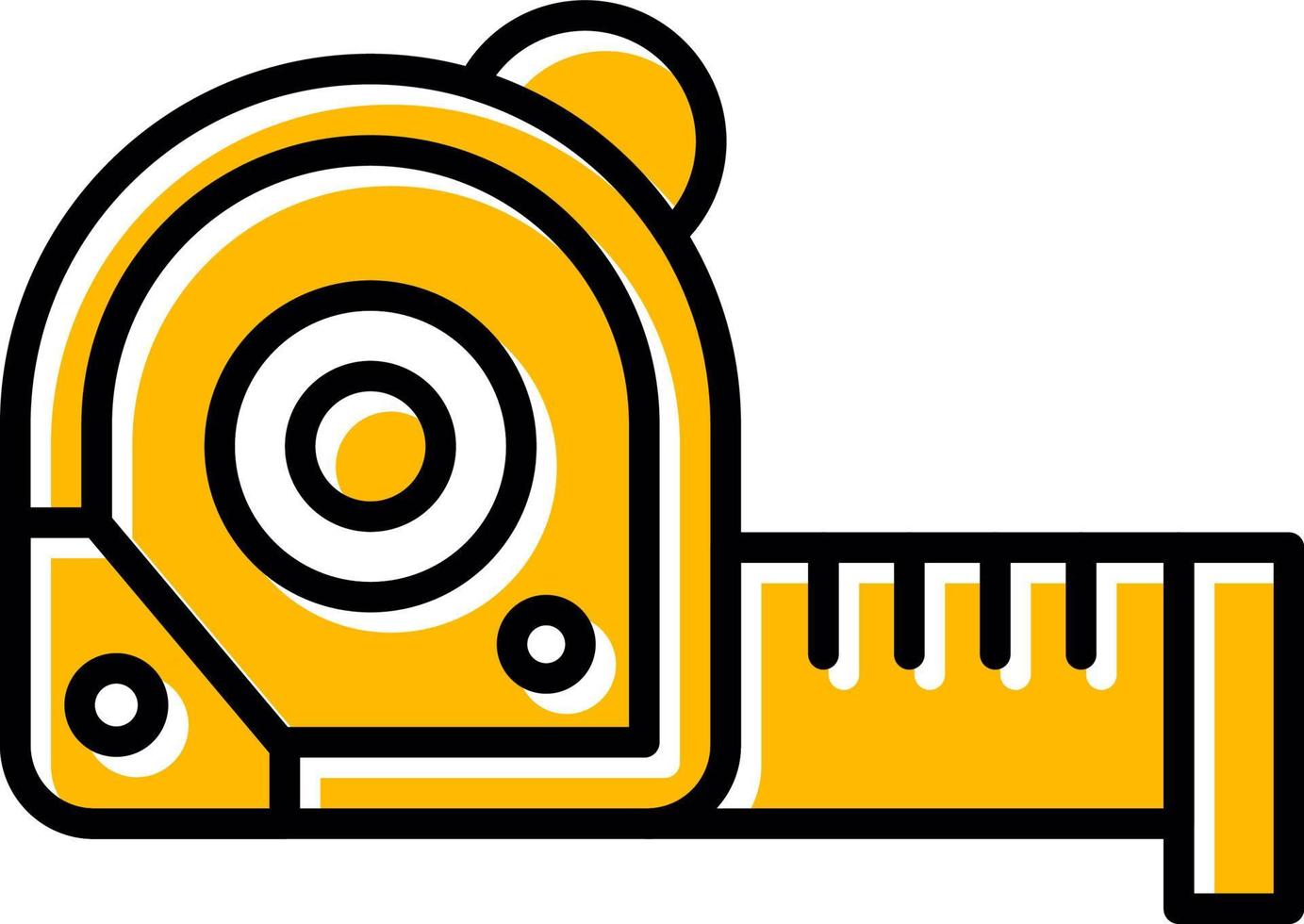 Measure Tape Creative Icon Design vector