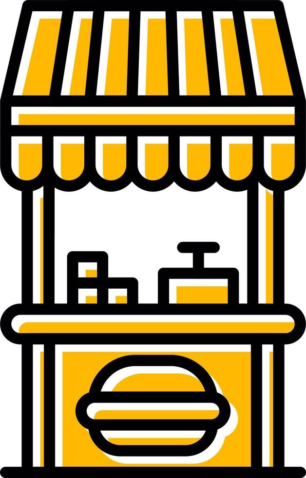 Food Stand Creative Icon Design vector