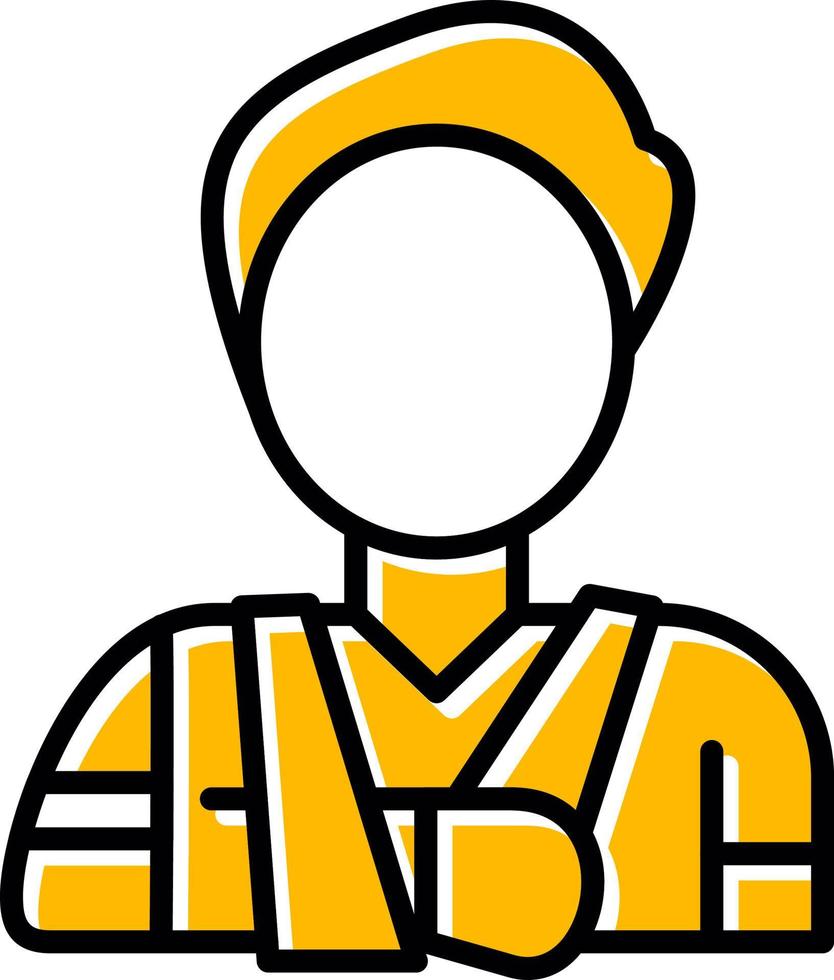 Injury Creative Icon Design vector