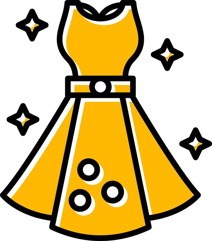 Dress Creative Icon Design vector