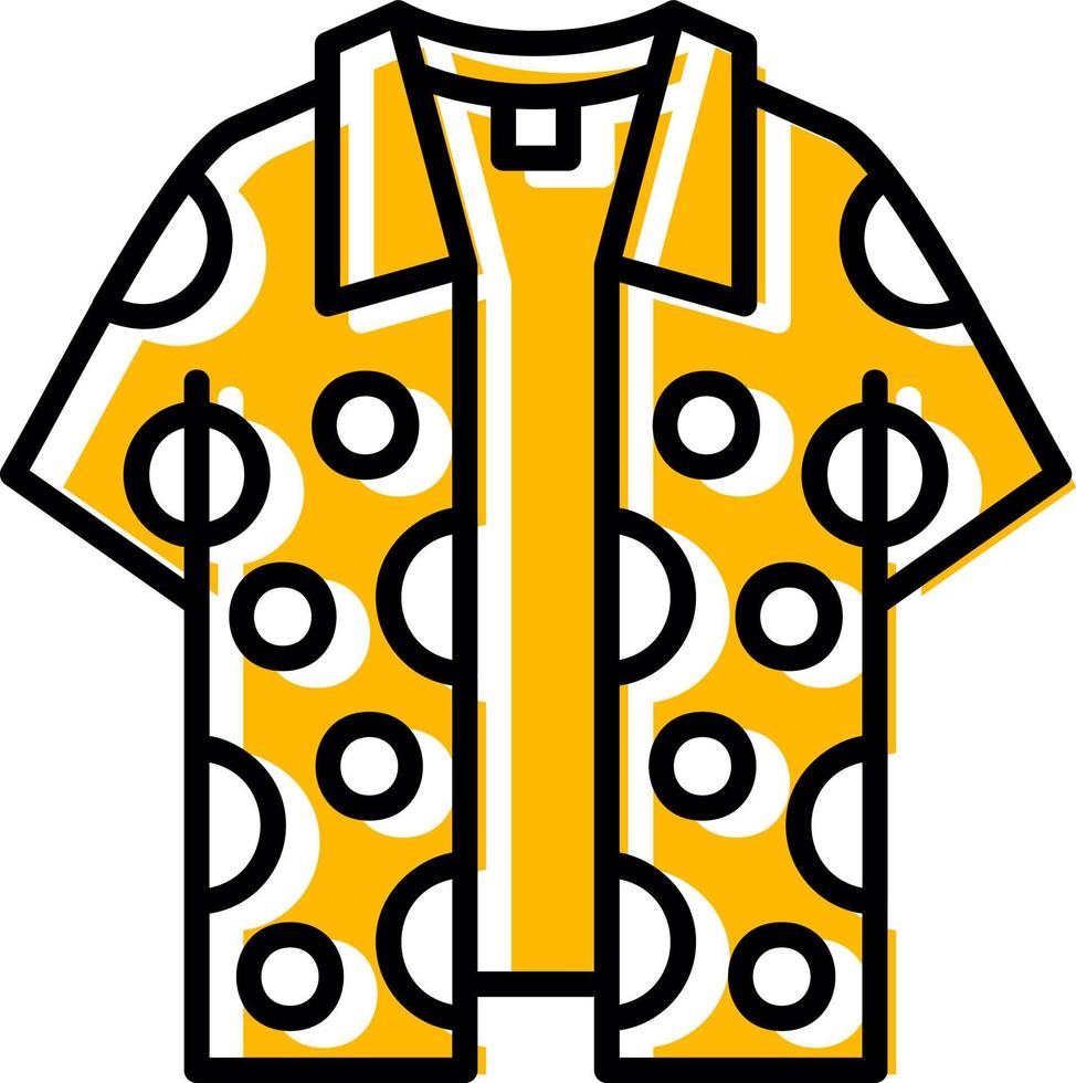 diseño de icono creativo de camisa vector