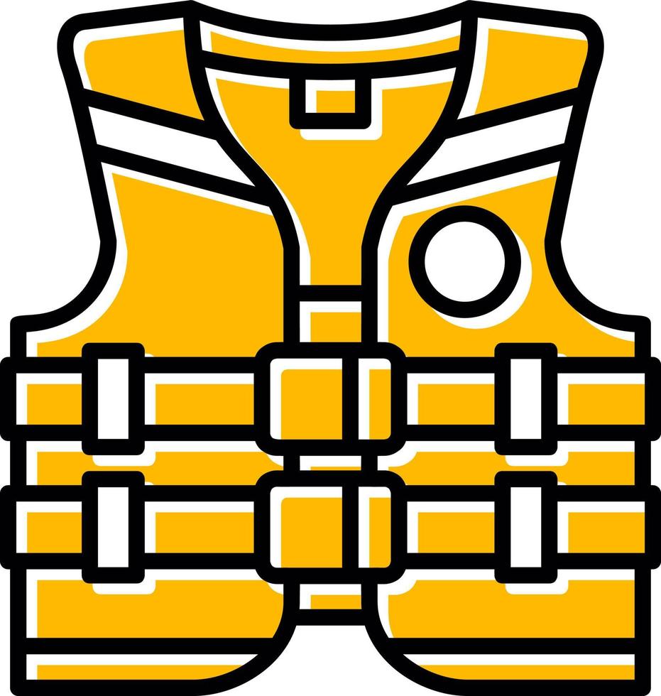 Life Jacket Creative Icon Design vector