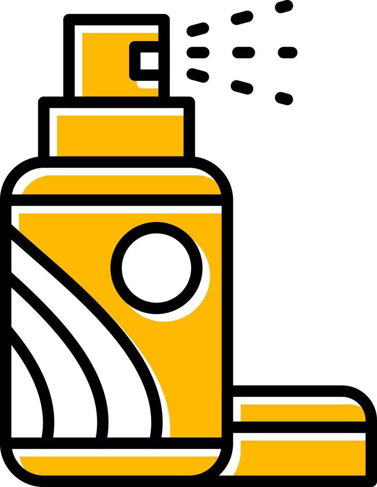 Hairspray Creative Icon Design vector