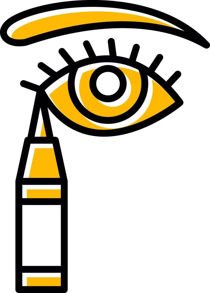 Eyeliner Creative Icon Design vector