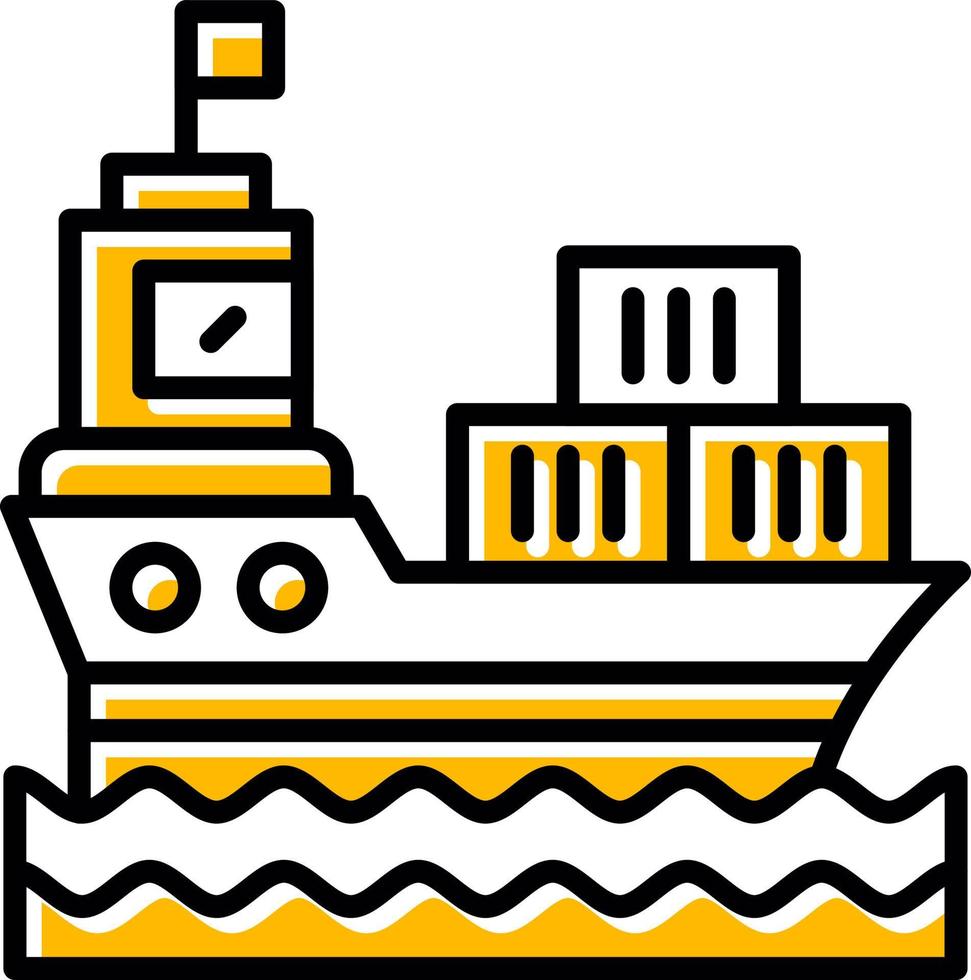 Ship Creative Icon Design vector