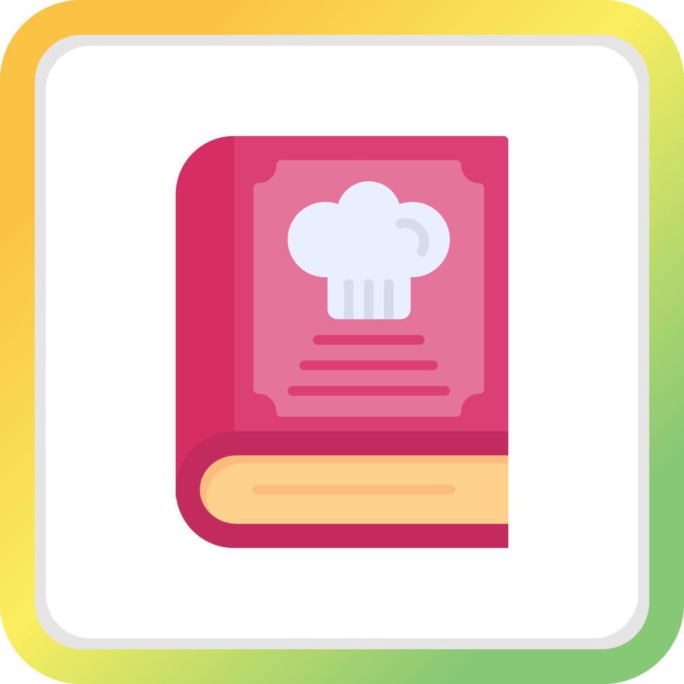Cook Book Creative Icon Design vector