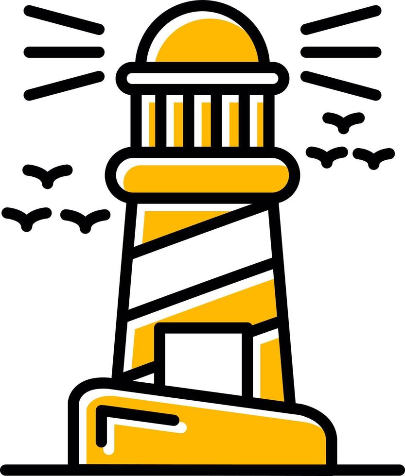 Lighthouse Creative Icon Design vector