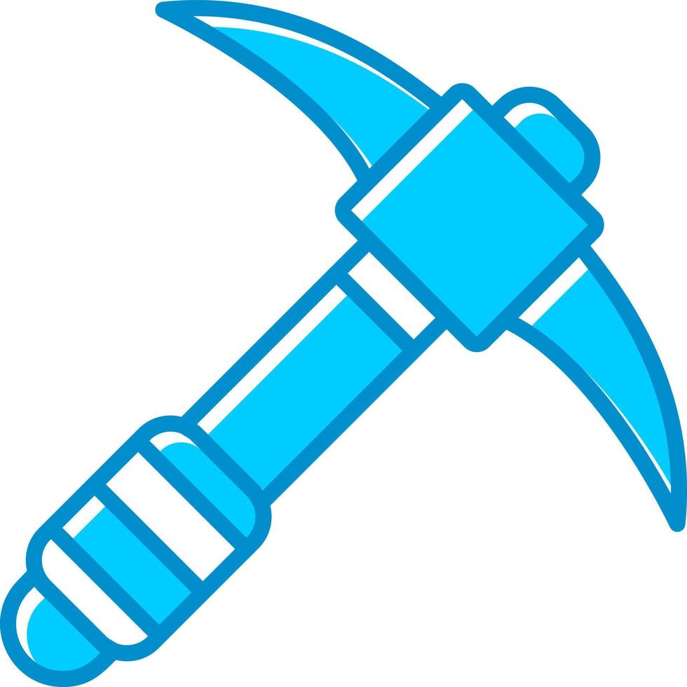 Pickaxe Creative Icon Design vector