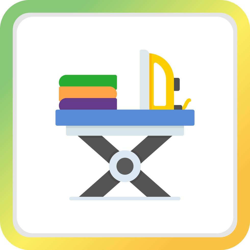 Iron Table Creative Icon Design vector