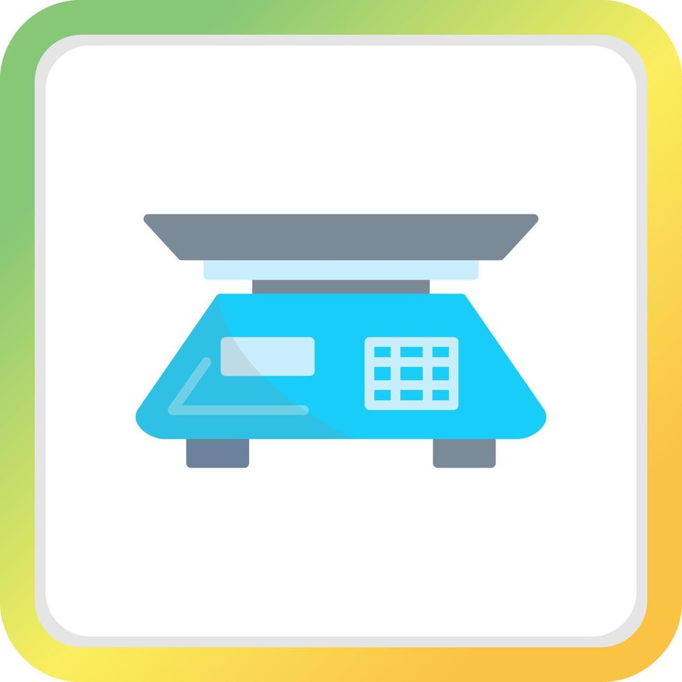 Food Scale Creative Icon Design vector